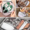 Mesh Laundry Bag Washing Machine Shoes Bag with Zips Travel Shoe Storage Bags Protective Clothes Storage Box Organizer Bags 5