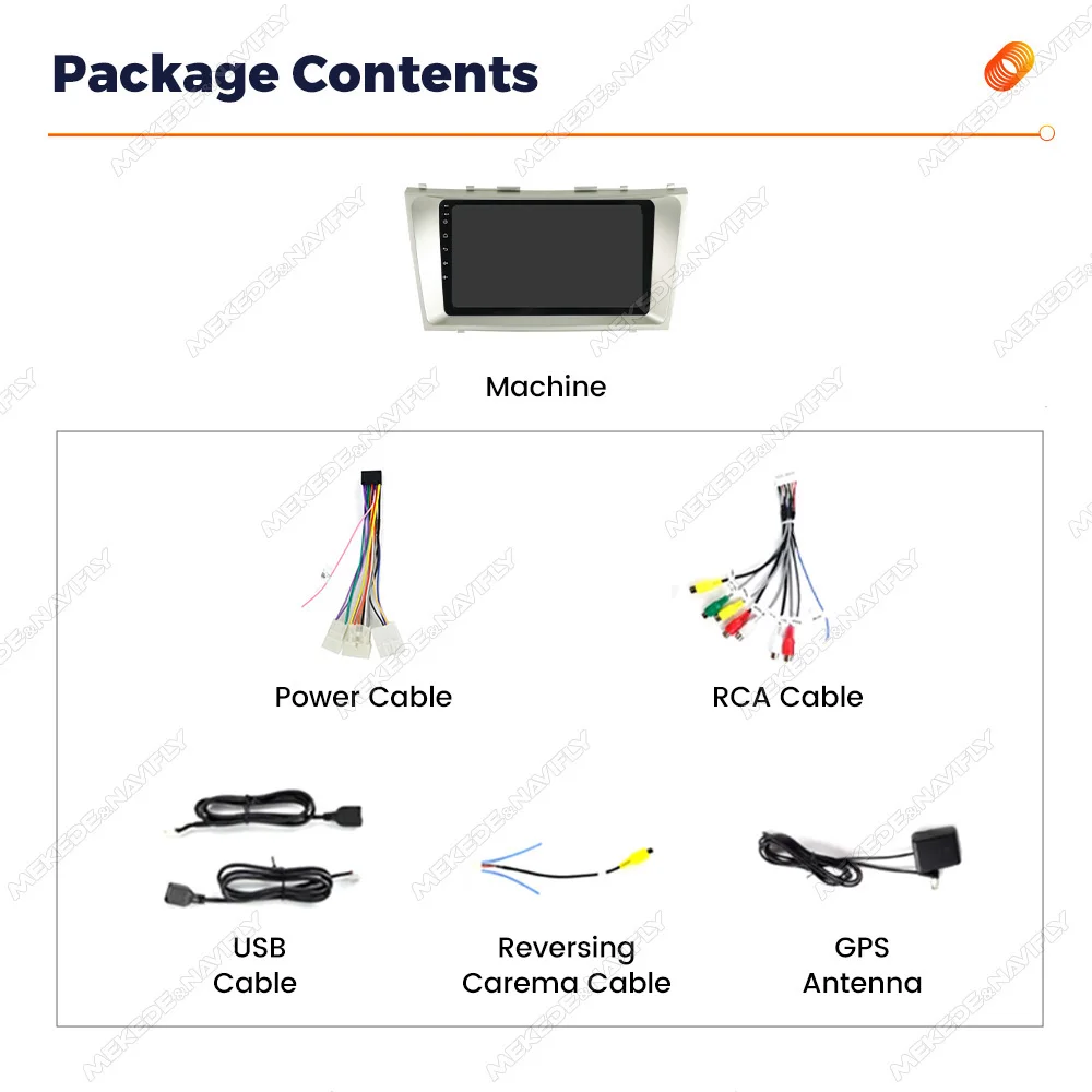 Wireless Carplay Android Auto For Toyota Camry 2006-2011 Car Autoradio GPS Navigator Head Unit Android 14 Car Intelligent System
