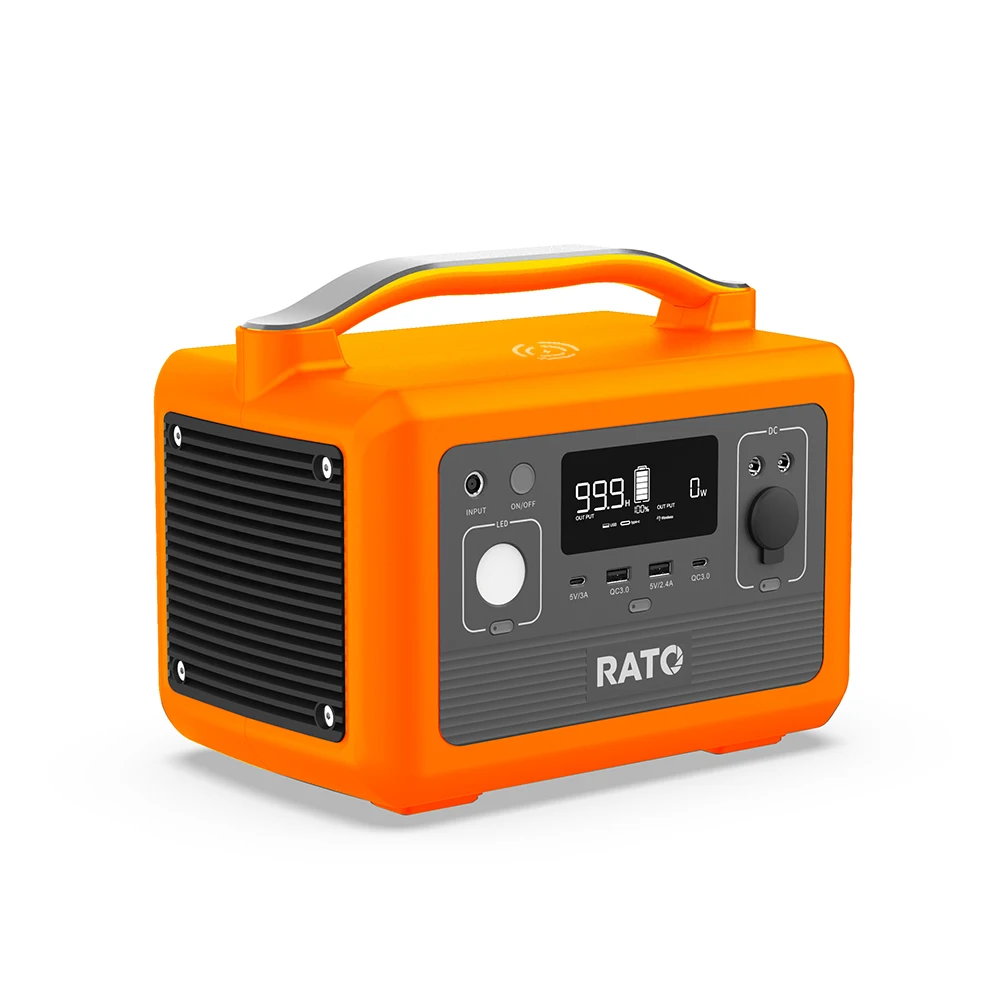 확장 가능한 용량 500w 새로운 모바일 휴대용 태양 리튬 이온 배터리 발전소