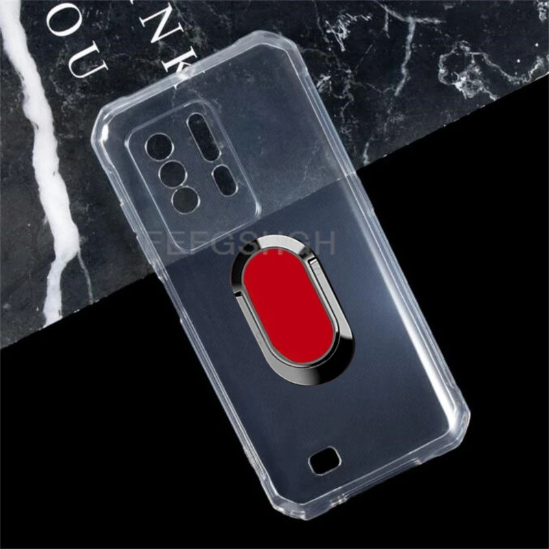 Durable Finger Ring Soft TPU Silicone Phone Case Cover