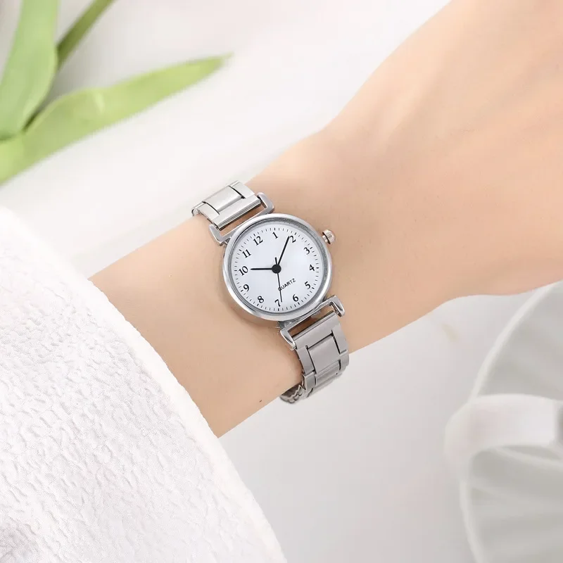 Luxury Wrist Watches for Women Fashion Analog Quartz Watch Stainless Steel Strap Ladies Watch Casual Digital Bracele Watch