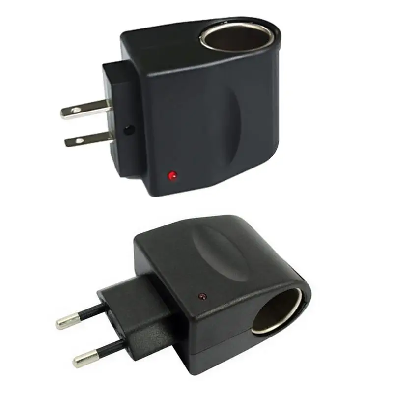 

Universal 110V-220V AC Wall Power To 12V DC Converter Car Cigarettes Lighter Adapter Selected Wall-mounted Plug Accessories
