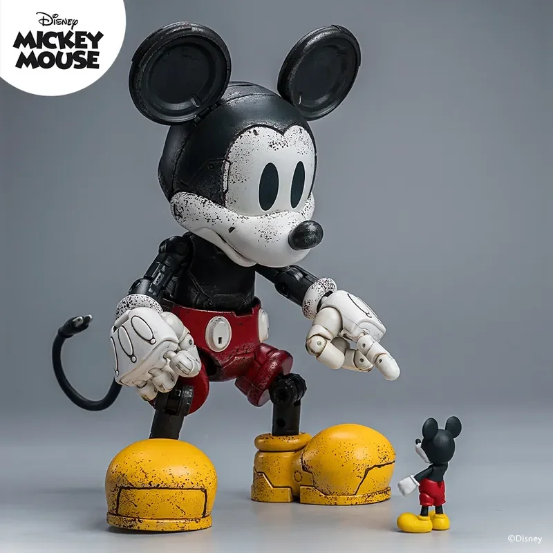 ディズニーミッキーマウスアクションフィギュア組み立て合金メカ