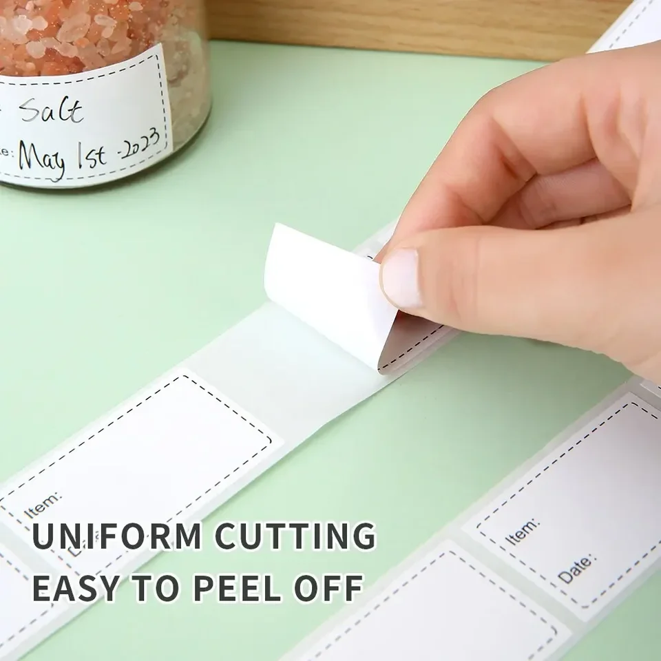 1260 Pcs Matte White Labels Stickers Self-Adhesive Blank Labels Price Tags - View #11
