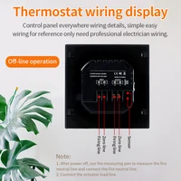 16A Smart Thermostat Floor Heating Temperature Controller with LED Touch Screen Electric Heating Control Smart Home 85-265V - Image 4