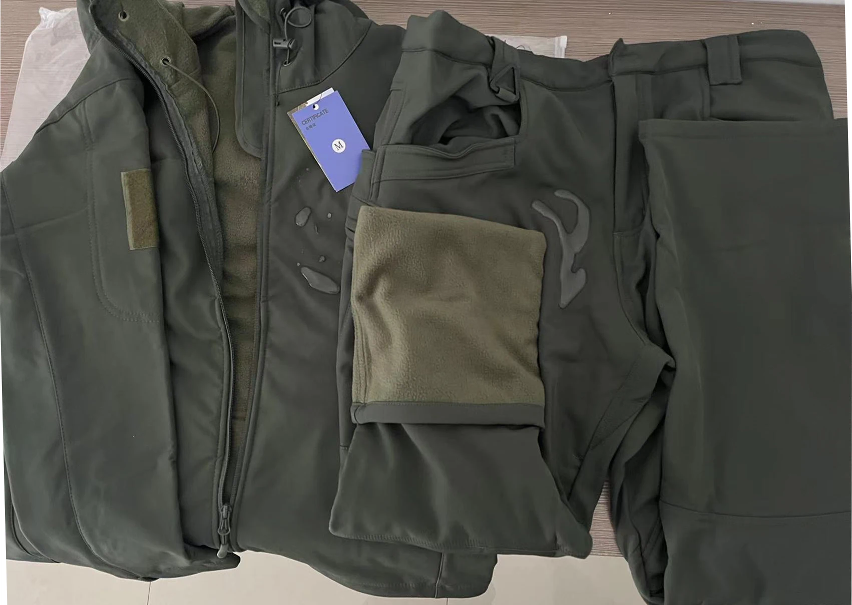 Мужские осенне-зимние флисовые брюки для скалолазания и пешего туризма ...