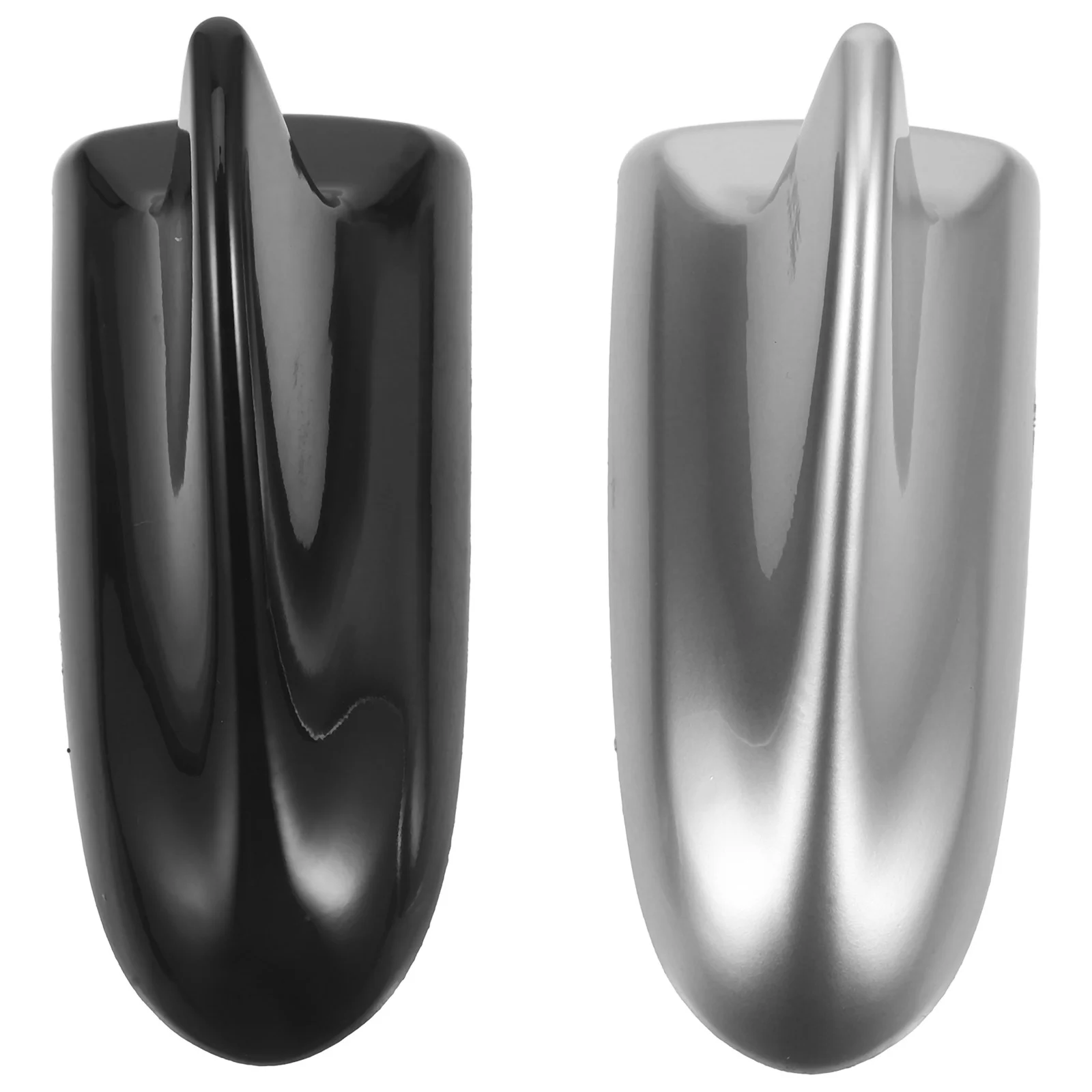 

2 Pcs Car Antenna Shark Fin for Roof Decoration Topper Cover Refit Dedicated Decorative