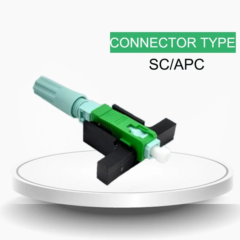 conector fibra optica SC APC Connector 60MM SM Single Mode Optical Connector Tool Fiber Quick Connector LX58