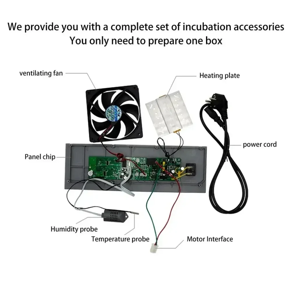 Egg Hatching Incubator DIY Incubator Mini incubateur Controller Set DIY Egg with Temperature Control Chicken HTMC-5 egg incubator