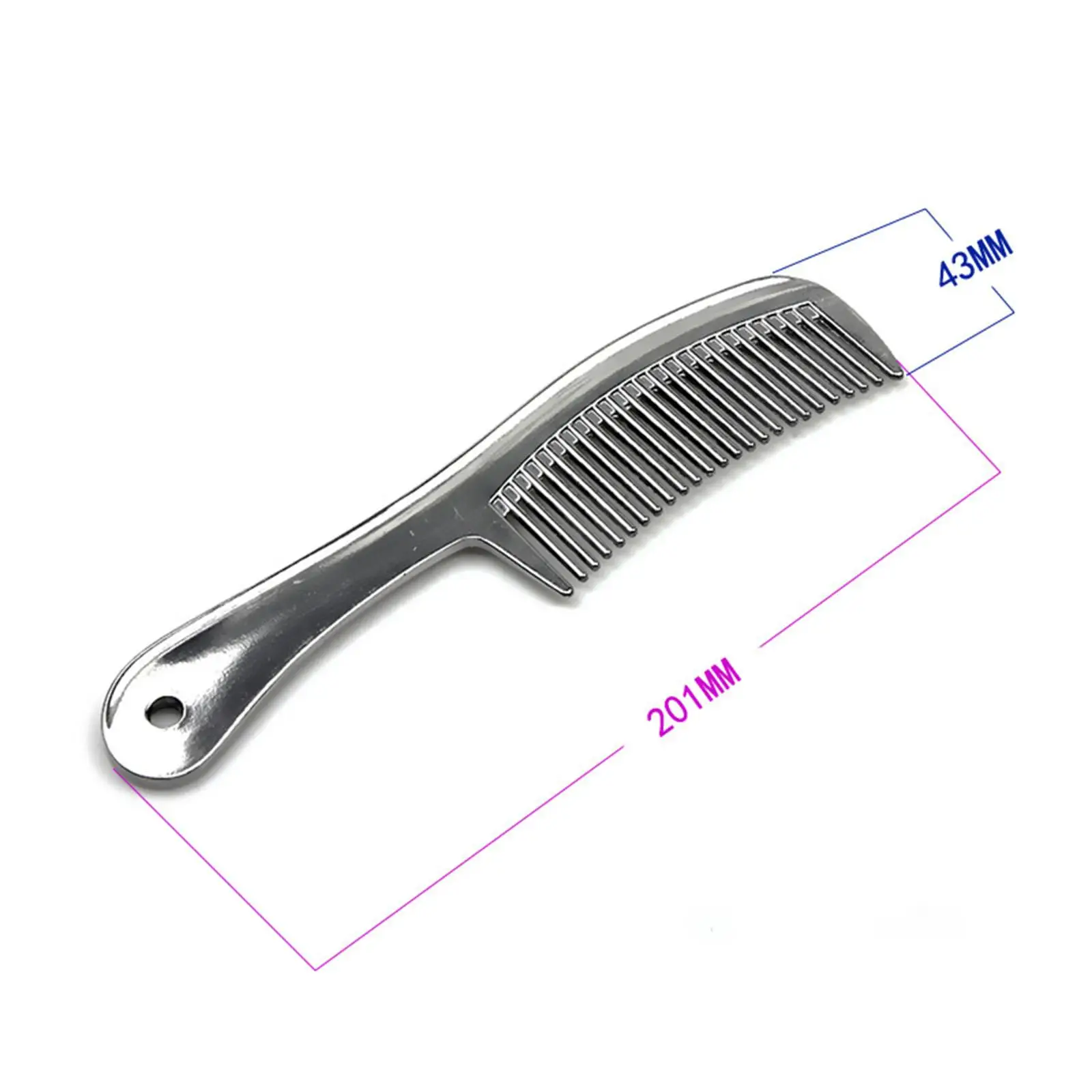 Horse Grooming Comb Removing Tangles and Knots Metal Pulling Comb Curry Comb for 6