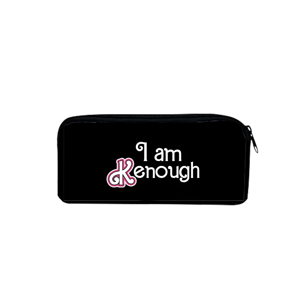 

New Pen Bag I Am Kenough Print Oxford cloth pencil case unisex student school pencilcase stationery office pencil case