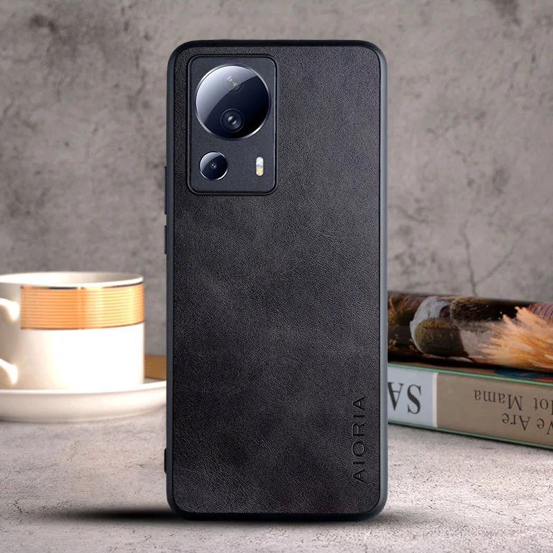 Luxury Vintage Leather Skin Case Cover