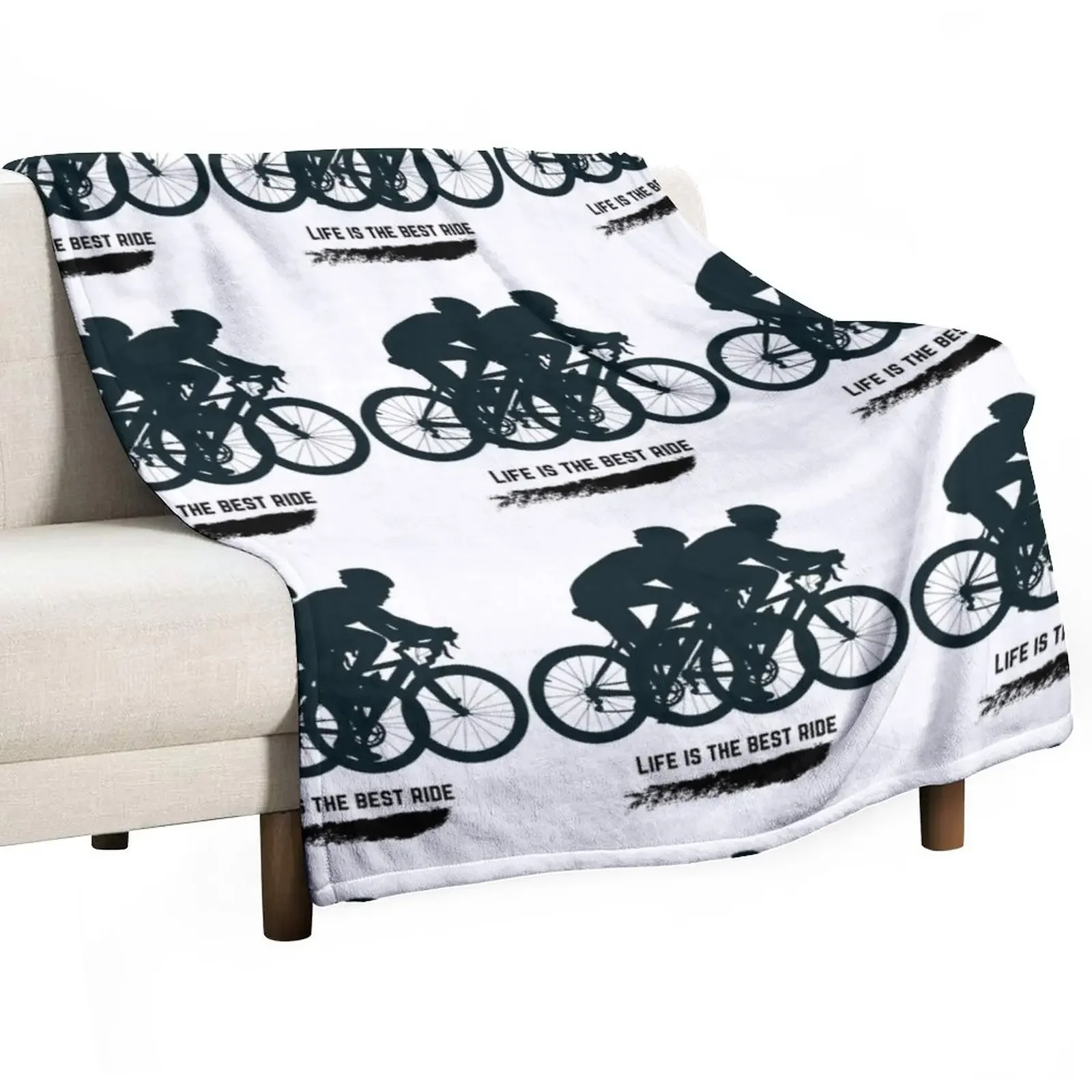 

Bicycle ride Throw Blanket Sleeping Bag Warm Blankets