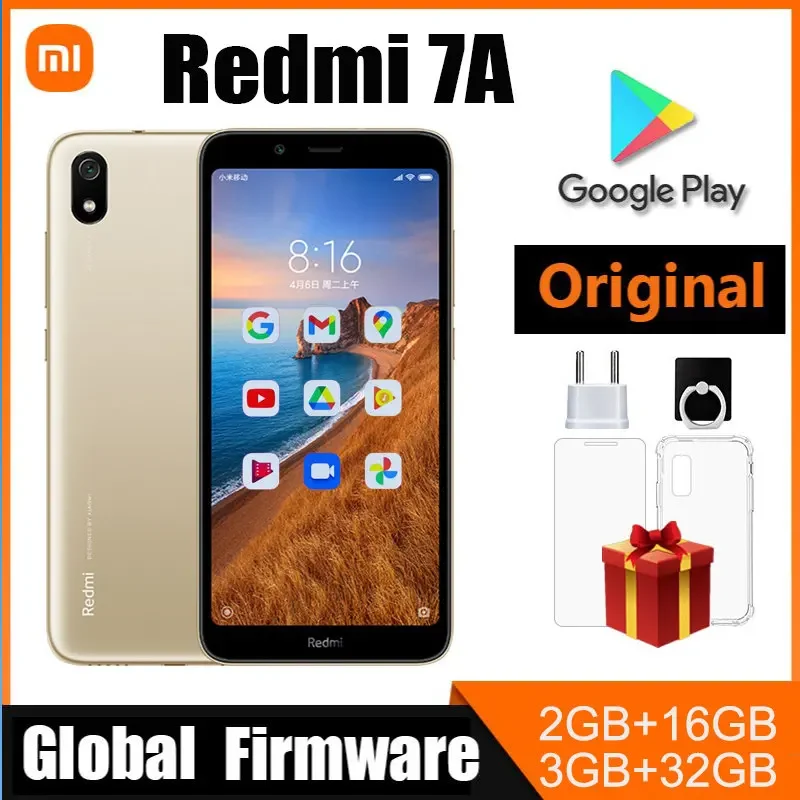 3Gb 32Gb Celular Xiaomi Redmi 7A Smartphone 3Gb 32Gb 4000Mah Batteria Processore Snapdragon 439