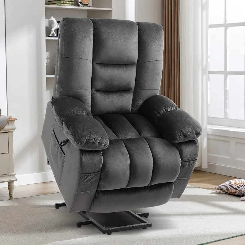Lift Chair-Power Lift Recliner Chair for Elderly,Power Recline Chair with Heat and Massage,Electric Recliner Chairs Big and Tall