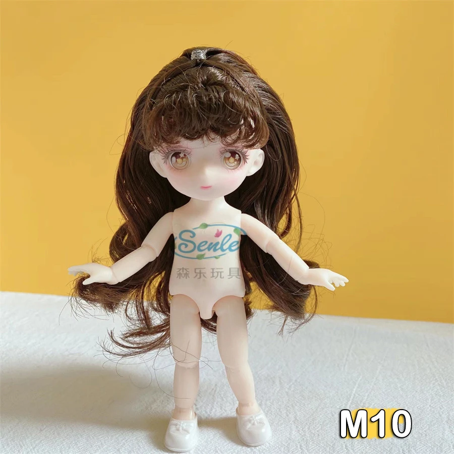 16 cm nackter Puppenkörper mit 2. Dimension, Anime-Auge, 13 bewegliche Gelenke, blaue 2D-Animationsaugen, Puppe, DIY-Spielzeug für Mädchen – Detail 20