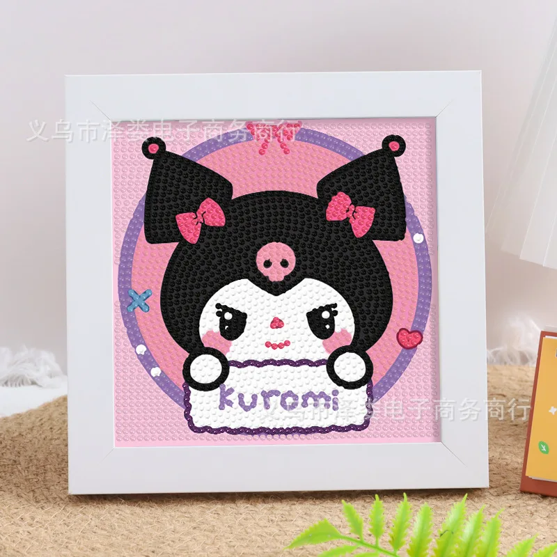 Sanrio Diamond Painting Handmade Diy Kuromi Melody Cinnamoroll Diamond  Sticker Painting Full Diamond Masonry Painting Wholesale - AliExpress