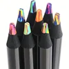 8 Colours Rainbow Pencils, Jumbo Colouring Pencils For Adults,Multi-Coloured Pencils For Art, Drawing, Colouring, Sketching Chri 2
