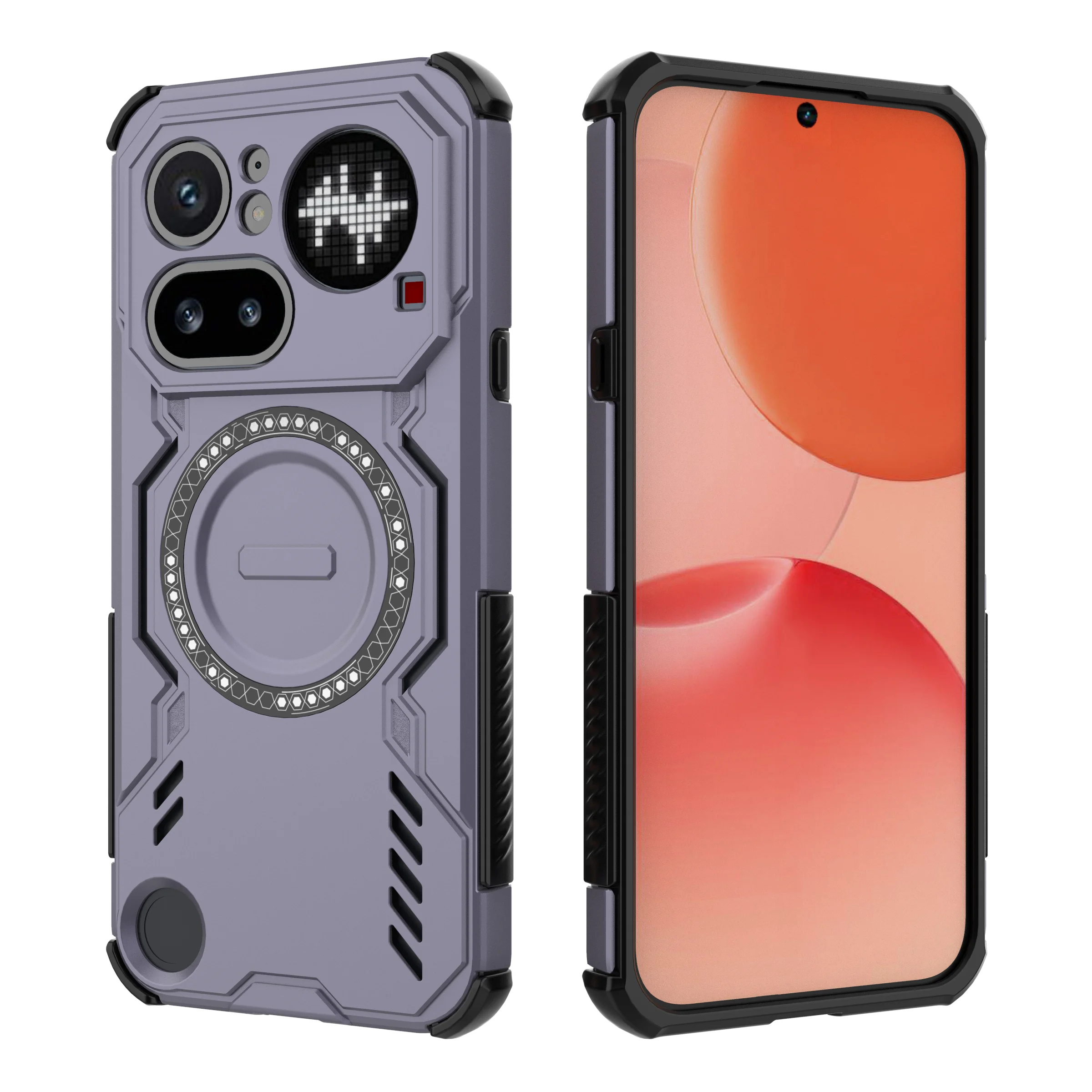 Enhanced Heat Dissipation Magnetic Shockproof Protective Case - Matte Finish