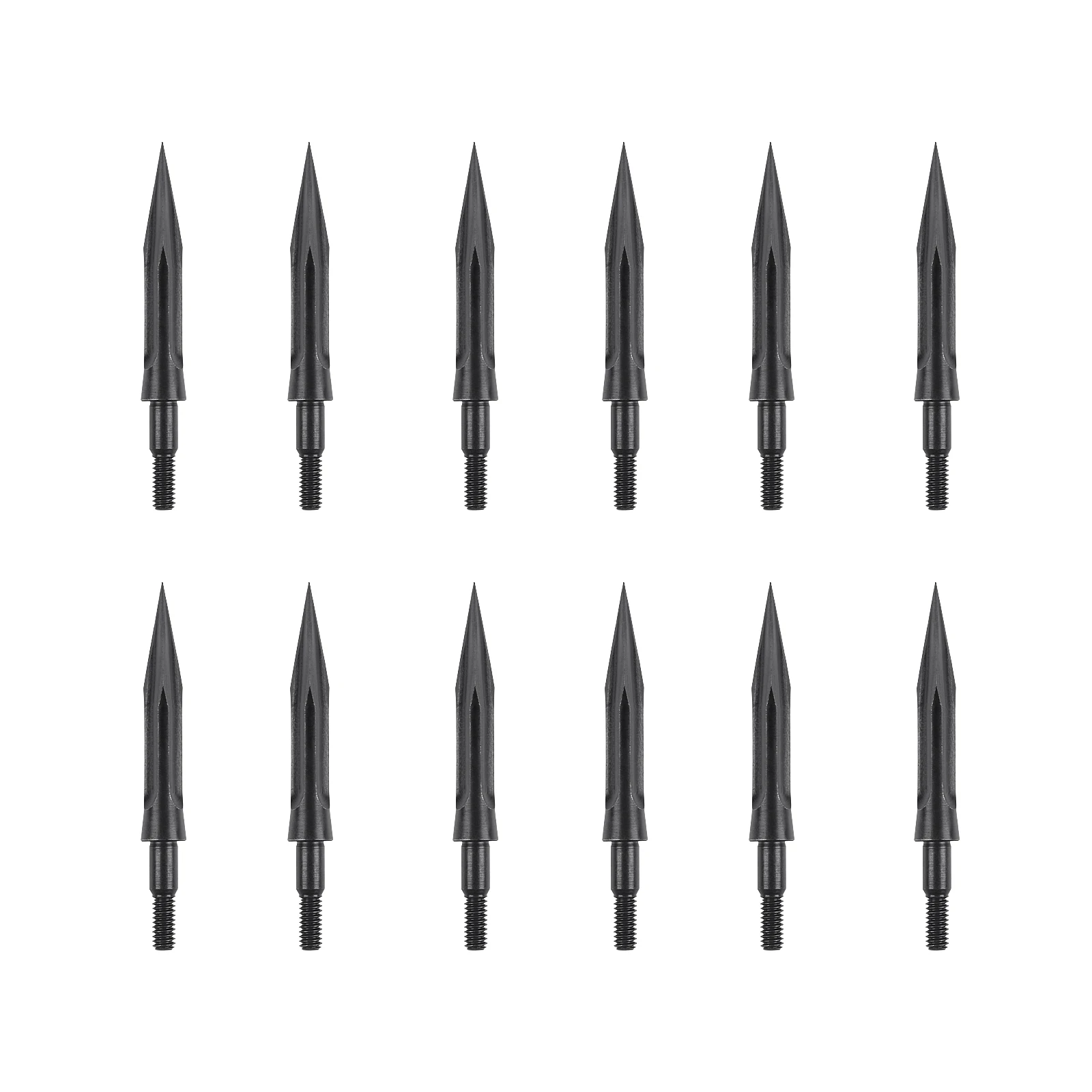 12Pcs 125 Grain Screw Field Point for ID4.9mm Arow Rerplace Accessories Archery Bow