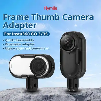 Adattatore per Cornice Fotografica per Insta360 GO 3/3S, Supporto di Espansione a Sgancio Rapido, Gabbia Protettiva per Accessori Action Camera