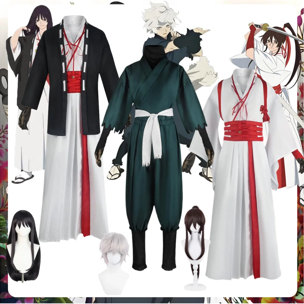 

Hells Paradise Jigokuraku Cosplay Gabimaru Sagiri Yamada Asaemon Cos Wig Costume Kimono Outfit Halloween Anime Uniform