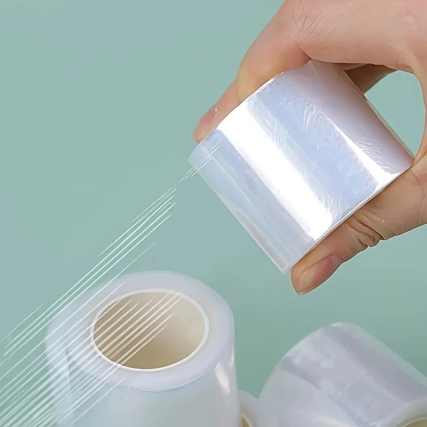 Cover Plastic Disposable Tattoo 1Roll Film Wrap Clear Eyebrow Lips Supplies