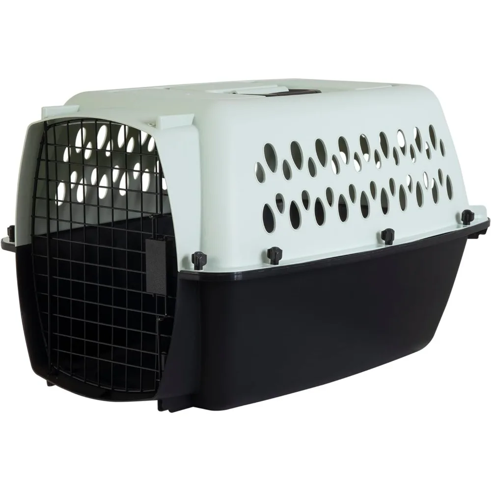 

Petmate Pet Porter Fashion Dog Kennel 24 дюйма, бледно-Водный и черный, для домашних животных 15-20 фунтов