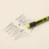 12pcs Box Wooden Lead Pencils with Top Eraser Triangle Comfortable Grip HB Pencil for School Office Writing Supplies Stationery 4