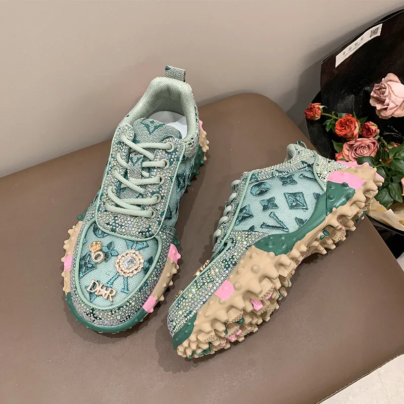 GG 26 Couple Sneakers White Multicolor Cowhide 631676 main image 1