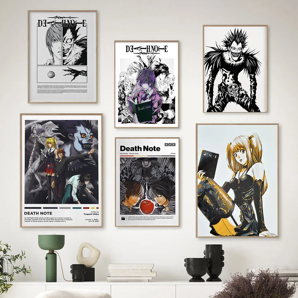 Japanese Anime Suspense Poster - HD High Quality Cool Wall Art Canvas Painting
