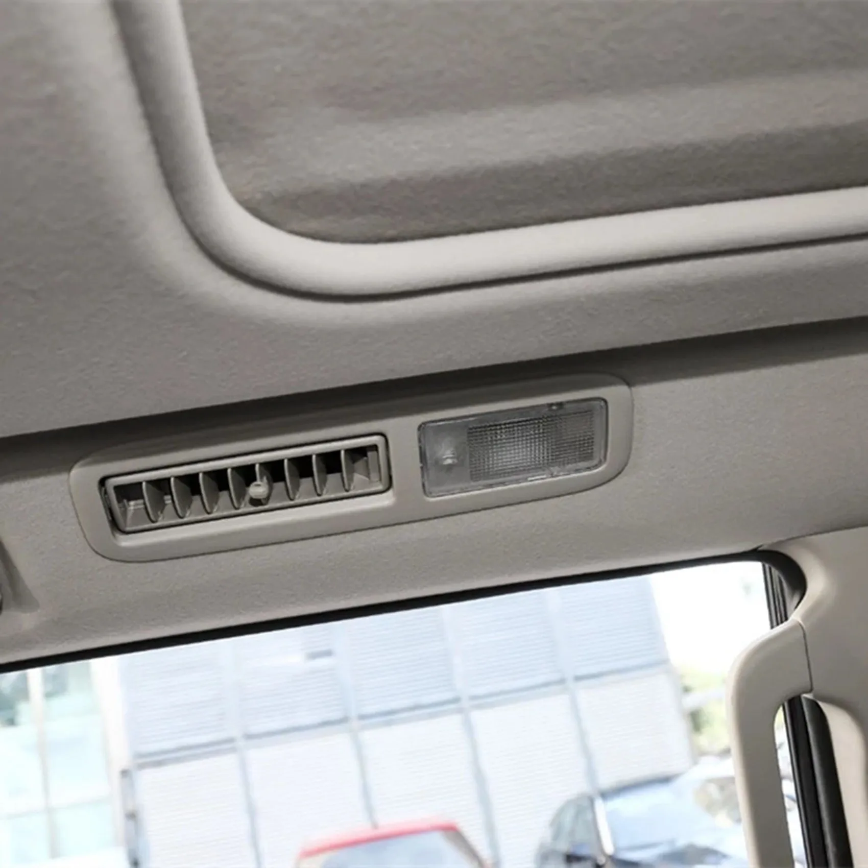 

Beige Car Roof Top Side Air Conditioning Vent Outlet A/C Panel Grille Cover Install for Mitsubishi Pajero V93 V97