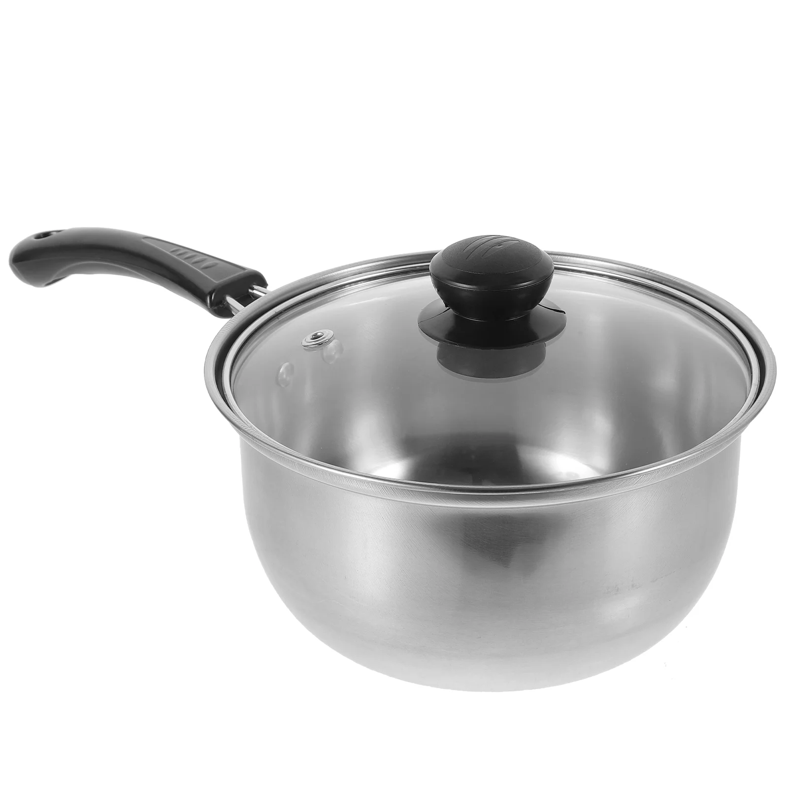 

Stainless Steel Pot Milk Baby Sauce Pan with Lid Japanese Saucepan Plastic Cooking Pots Lids