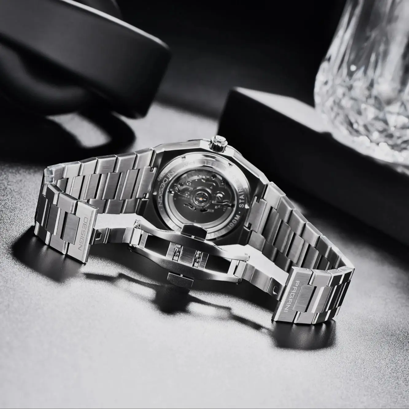 PAGANI DESIGN 40MM Men Automatic Mechanical Watches Sapphire Glass Stainless Steel 100M Waterproof Clock Reloj Hombre mechanical watch