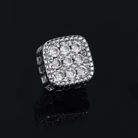 6mm Magnetic Zircon Geometric Luxury Hippop Rock Earring For Man Woman No-piercing Ear Stud Jewelry Gift Accessories Wholesale 2