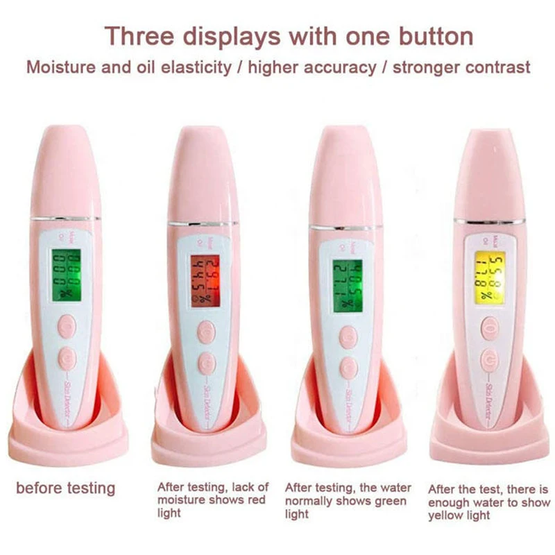 Skin Tester Bio Technology Sensor LCD Digital Face Care Beauty Tool