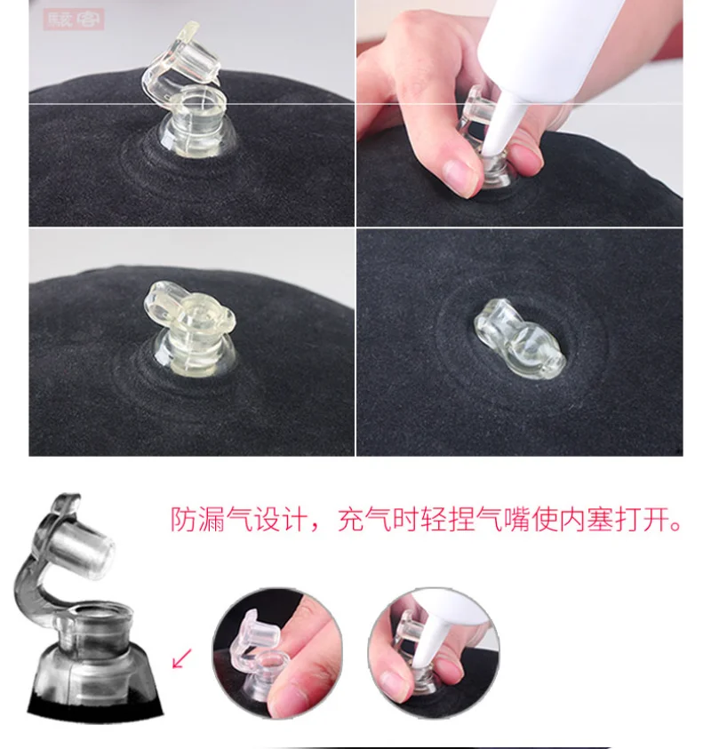 Inflatable Sexual Sex Pillow Triangle Cushion Position Aid Sex Furniture Body Pad Open Mouth Gag Eye Mask Hand Ankle Cuffs Set