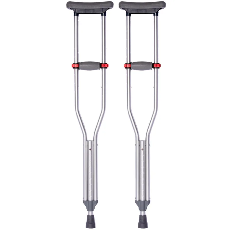 StainlessSteelAluminumAlloSingleCrutchWalkingAidArmpitCrutches