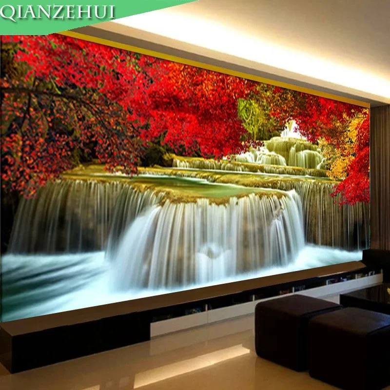 Needlework DIY Landscape Cross stitch Sets Embroidery kit Water making money Full embroidery Cross-Stitching