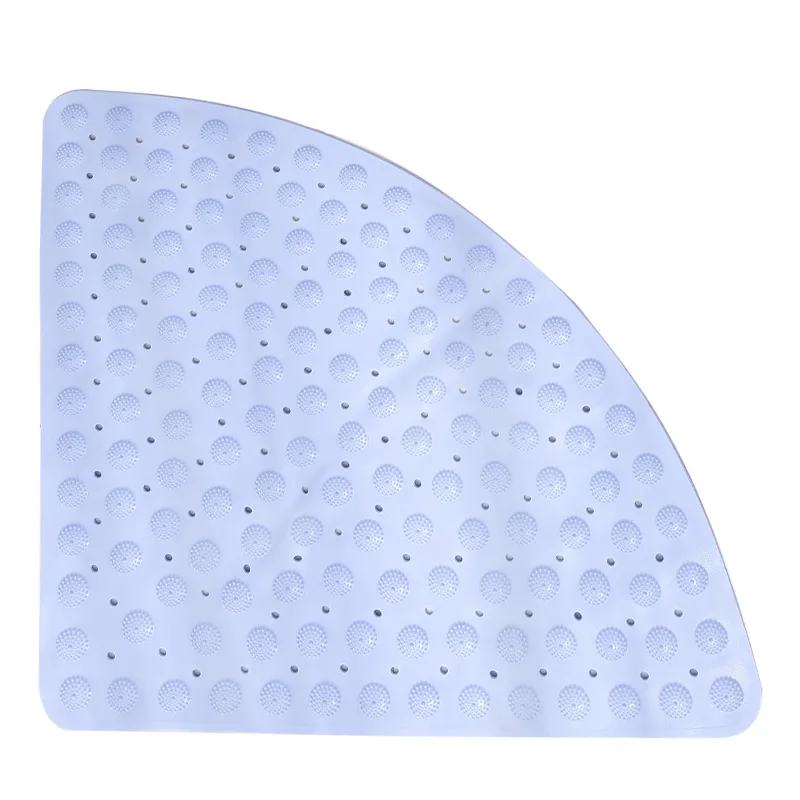 Non-slip Mat Shower Massage Mat Home Bathroom Hydrophobic Hotel Simple Solid Color Fan Bathroom
