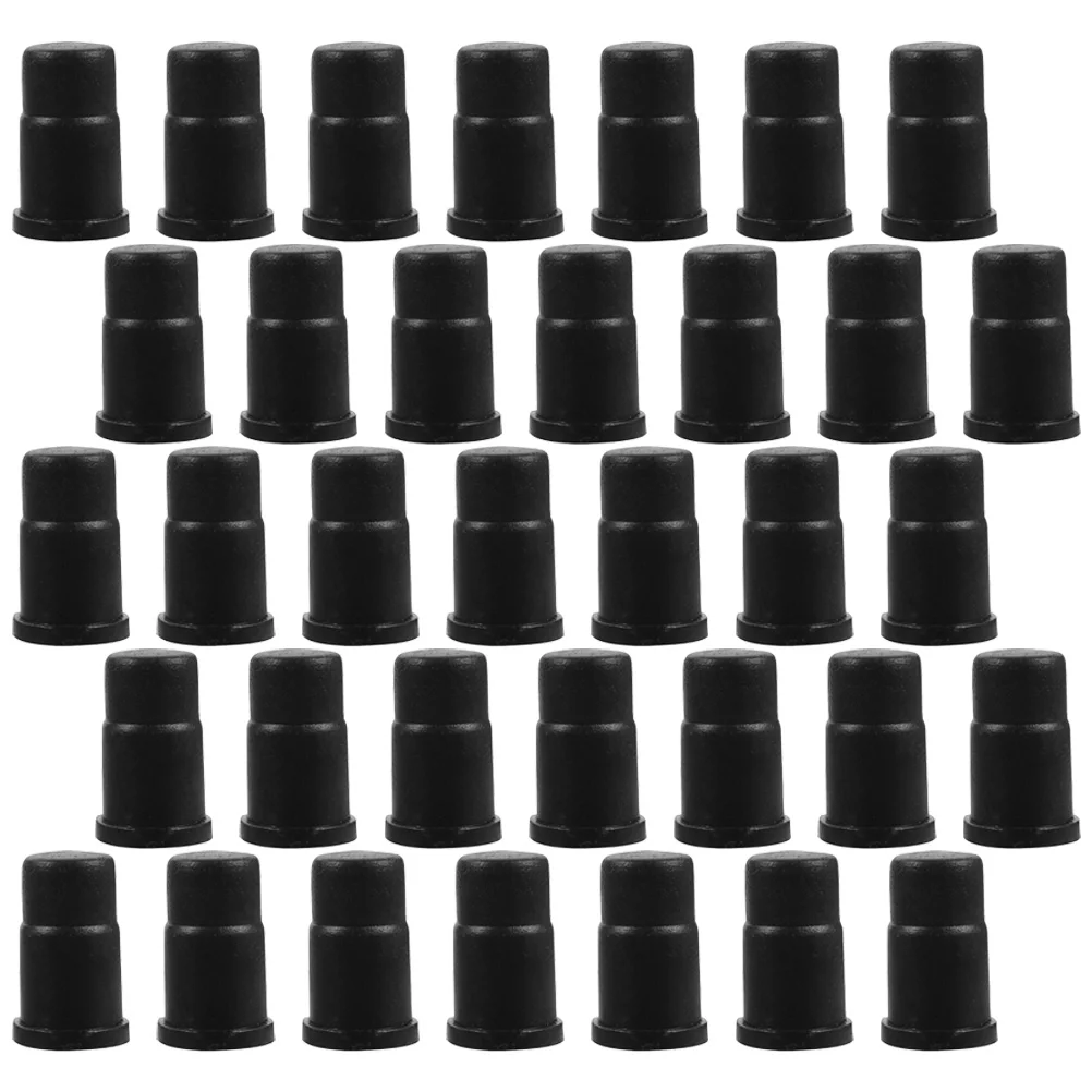 

35Pcs Plastic Caster Socket Sleeve Round Inserts Caster Stem Sleeve Wheel Socket Furniture Insert Stem Caster Grip Ring