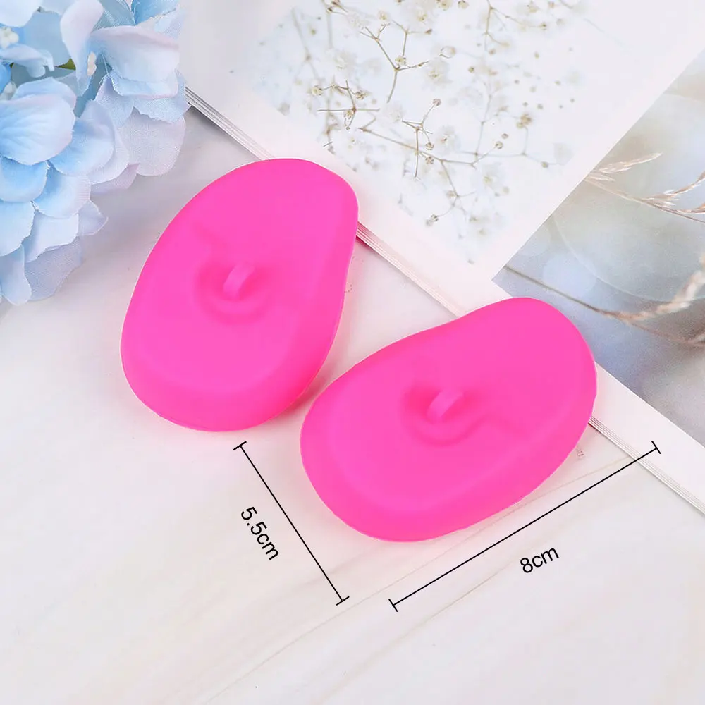 2Pcs Professional Earmuff Salon Barber Shop Accessories Dyeing Hair Bath Styling Accessories Protective Cover Waterproof Earm 6