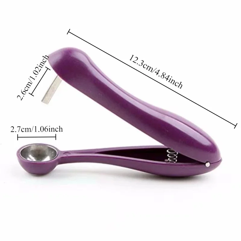 Kitchen Easy Core Seed Fast Enucleate Squeeze Fruit And Vegetable Tool Cherry Pit Remover_voghion.com