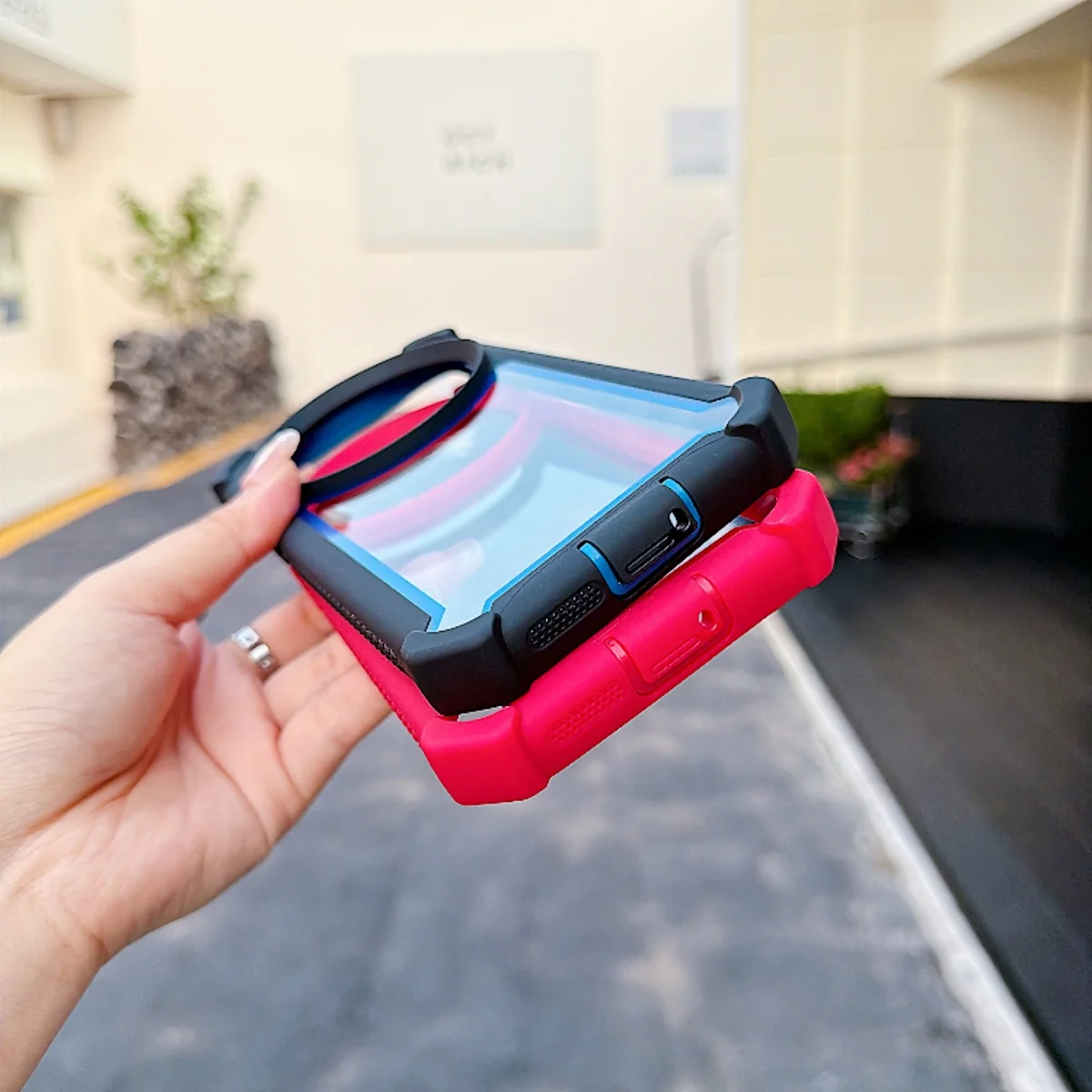 Heavy Duty Dual Layer Anti-Drop Transparent Phone Case