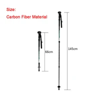 300g Trekking Pole Photography Pole Monopod Carbon Walking Pole Ultra-Light Camera Stand Crutch Retractable Trekking Pole 등산스틱 2