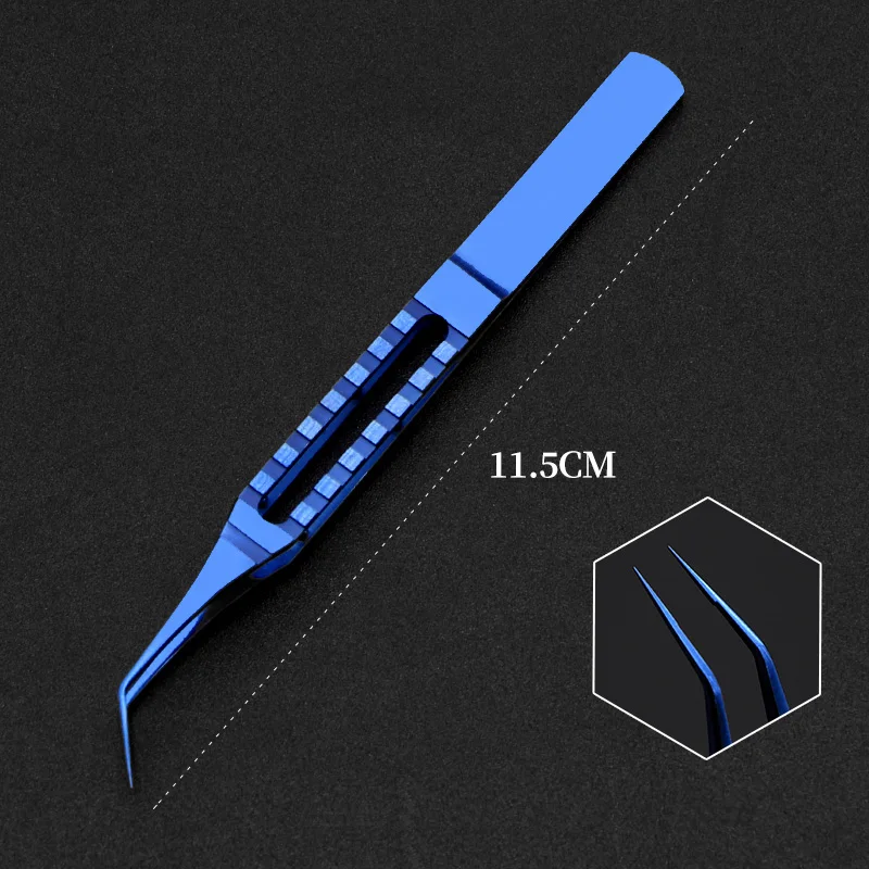 Fue Hair Transplant Tweezer Forceps Titanium Hair Transplant Implanter Tweezers 1PCS
