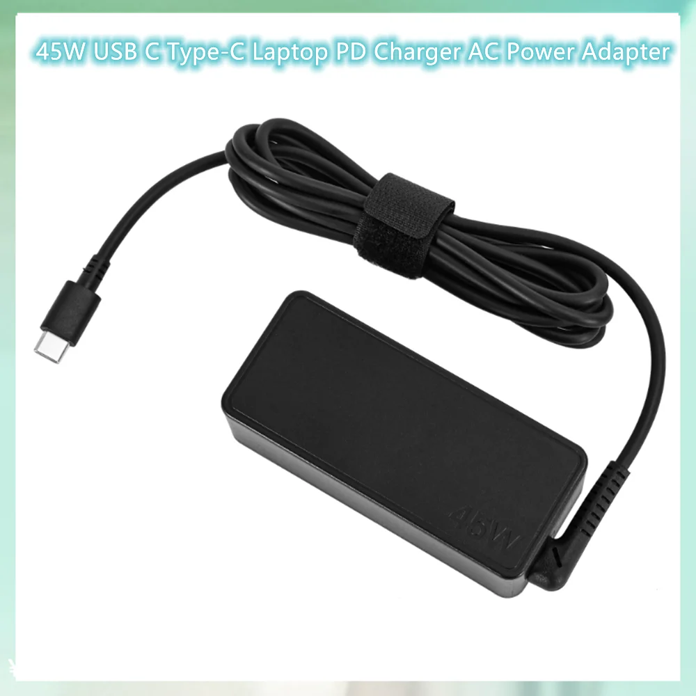 

Сетевое зарядное устройство для ноутбука, 45 Вт, USB Type-C, для MacBook, ASUS, ZenBook, lenovo, dell, Xiaomi, air, HP, Sony