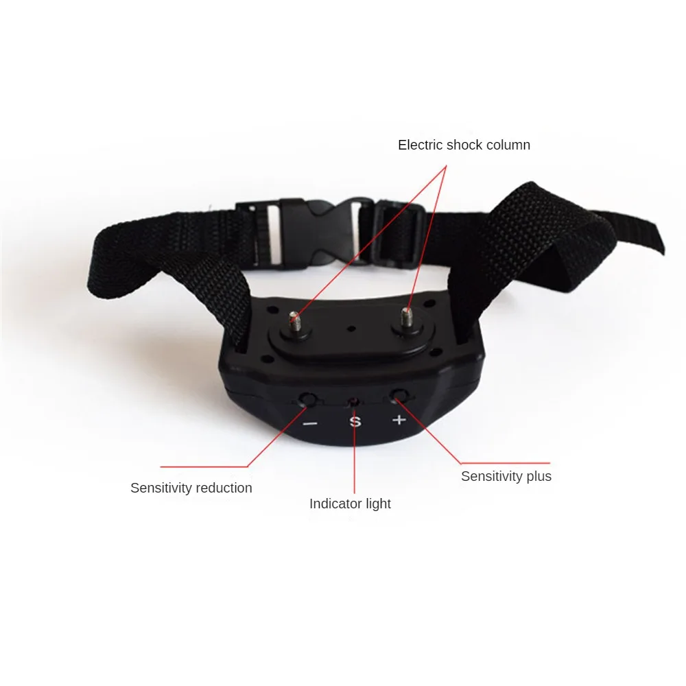 Anti-barking Training Collar Dog Bark Collar Automatic Anti Bark Dog Trainer Electric Shock Barking Stop Pet Supplies dog training collar dog bark deterrent dog repeller