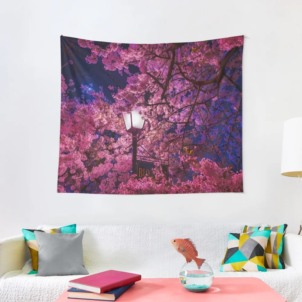

Midnight Blossom Tapestry Things To The Room Decorative Wall Mural Tapestry