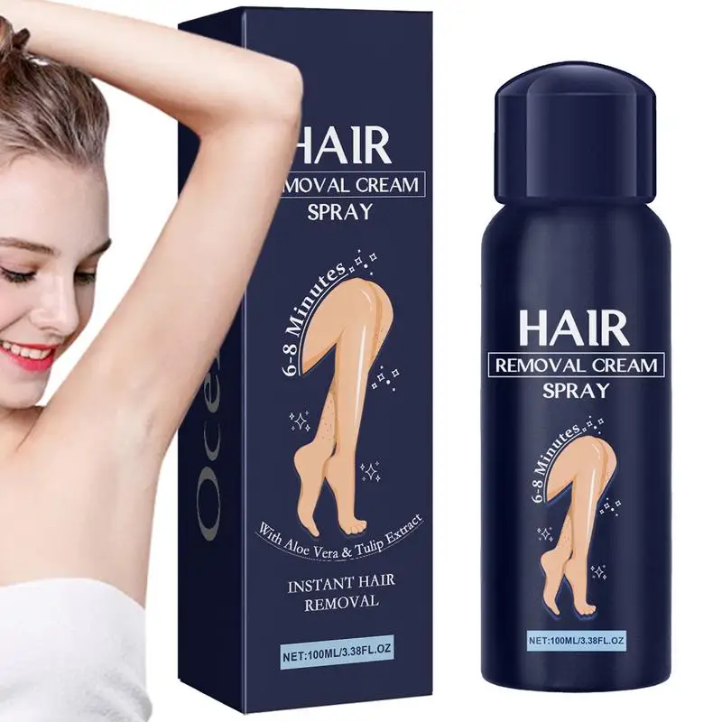 

100ml Hair Removal Spray Painless Hair Remover for Ladies Armpit Legs Arms Hair Growth Inhibitor Depilatory Body Cream Care